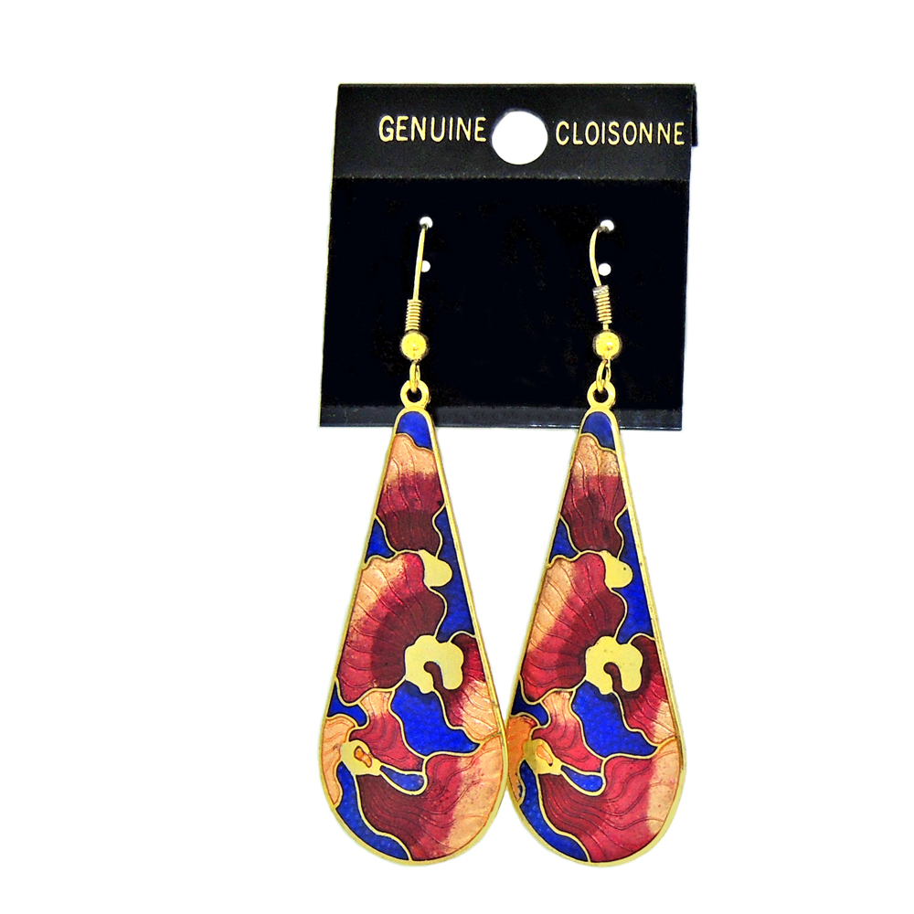 Dangle Enamel Earrings